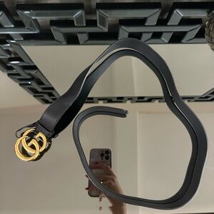 Black Womens Gucci Belt